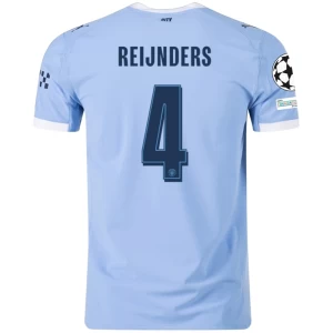 Fotbalové Dresy Manchester City Reijnders #4 2025-26 Champions League Domácí Dres Mužské