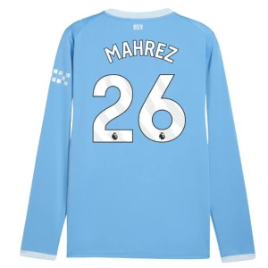 Fotbalové Dresy Manchester City Riyad Mahrez #26 2026-27 Domácí Dres Mužské Dlouhý Rukáv