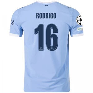 Fotbalové Dresy Manchester City Rodrigo #16 2025-26 Champions League Domácí Dres Mužské