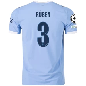 Fotbalové Dresy Manchester City Ruben #3 2025-26 Champions League Domácí Dres Mužské