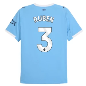 Fotbalové Dresy Manchester City Ruben #3 2025-26 Domácí Dres Mužské