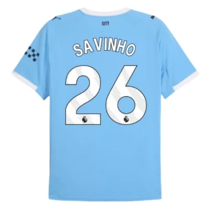 Fotbalové Dresy Manchester City Savinho #26 2025-26 Domácí Dres Mužské