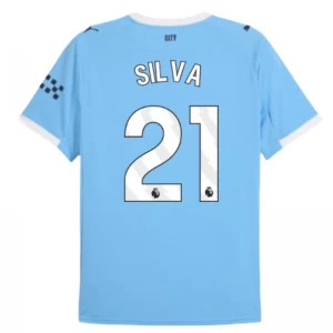 Fotbalové Dresy Manchester City Silva #21 2025-26 Domácí Dres Mužské