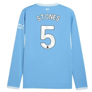 Fotbalové Dresy Manchester City Stones #5 2026-27 Domácí Dres Mužské Dlouhý Rukáv