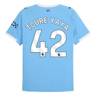 Fotbalové Dresy Manchester City Toure Yaya #42 2025-26 Domácí Dres Mužské