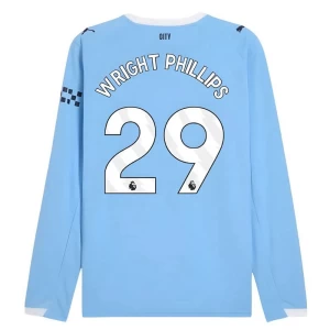 Fotbalové Dresy Manchester City Wright Phillips #29 2025-26 Domácí Dres Mužské Dlouhý Rukáv