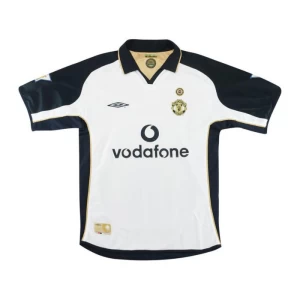 Fotbalové Dresy Manchester United 2001-02 Venkovní