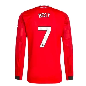 Fotbalové Dresy Manchester United Best #7 2025-26 Domácí Dres Mužské Dlouhý Rukáv