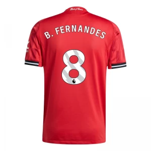 Fotbalové Dresy Manchester United Bruno Fernandes #8 2025-26 Domácí Dres Mužské