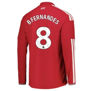 Fotbalové Dresy Manchester United Bruno Fernandes #8 2026-27 Domácí Dres Mužské Dlouhý Rukáv