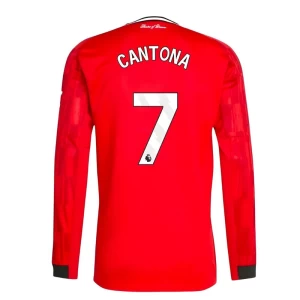 Fotbalové Dresy Manchester United Cantona #7 2025-26 Domácí Dres Mužské Dlouhý Rukáv