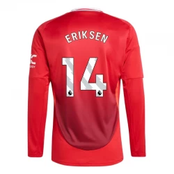 Fotbalové Dresy Manchester United Christian Eriksen #14 2024-25 Domácí Dres Mužské Dlouhý Rukáv