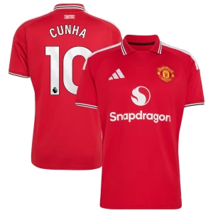 Fotbalové Dresy Manchester United Cunha #10 2026-27 Domácí Dres Mužské
