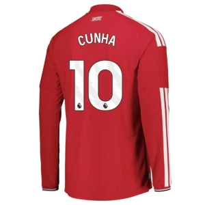 Fotbalové Dresy Manchester United Cunha #10 2026-27 Domácí Dres Mužské Dlouhý Rukáv