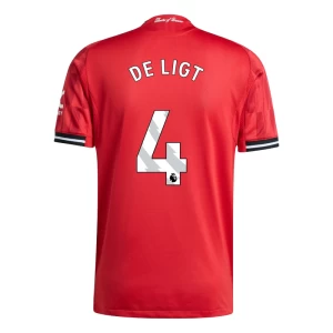 Fotbalové Dresy Manchester United De Ligt #4 2025-26 Domácí Dres Mužské