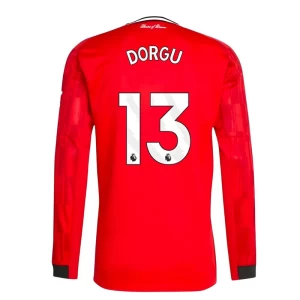 Fotbalové Dresy Manchester United Dorgu #13 2025-26 Domácí Dres Mužské Dlouhý Rukáv