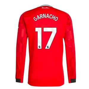 Fotbalové Dresy Manchester United Garnacho #17 2025-26 Domácí Dres Mužské Dlouhý Rukáv