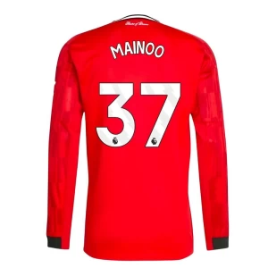Fotbalové Dresy Manchester United Kobbie Mainoo #37 2025-26 Domácí Dres Mužské Dlouhý Rukáv