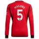 Fotbalové Dresy Manchester United Maguire #5 2023-24 Domácí Dres Mužské Dlouhý Rukáv