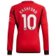 Fotbalové Dresy Manchester United Marcus Rashford #10 2023-24 Domácí Dres Mužské Dlouhý Rukáv
