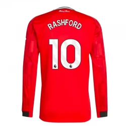 Fotbalové Dresy Manchester United Marcus Rashford #10 2025-26 Domácí Dres Mužské Dlouhý Rukáv