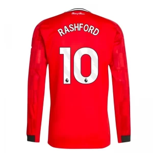 Fotbalové Dresy Manchester United Marcus Rashford #10 2025-26 Domácí Dres Mužské Dlouhý Rukáv