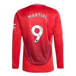 Fotbalové Dresy Manchester United Martial #9 2024-25 Domácí Dres Mužské Dlouhý Rukáv