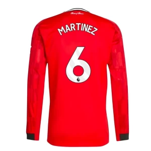 Fotbalové Dresy Manchester United Martínez #6 2025-26 Domácí Dres Mužské Dlouhý Rukáv