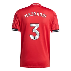 Fotbalové Dresy Manchester United Mazraoui #3 2025-26 Domácí Dres Mužské