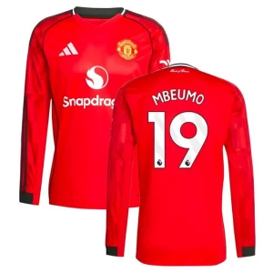 Fotbalové Dresy Manchester United Mbeumo #19 2025-26 Domácí Dres Mužské Dlouhý Rukáv