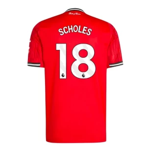Fotbalové Dresy Manchester United Scholes #18 2025-26 Domácí Dres Mužské