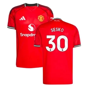 Fotbalové Dresy Manchester United Sesko #30 2025-26 Domácí Dres Mužské