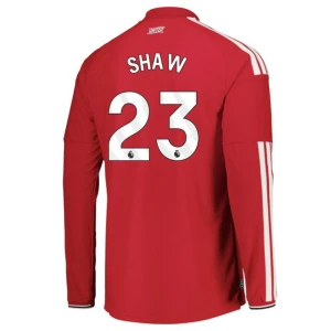Fotbalové Dresy Manchester United Shaw #23 2026-27 Domácí Dres Mužské Dlouhý Rukáv