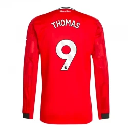 Fotbalové Dresy Manchester United Thomas #9 2025-26 Domácí Dres Mužské Dlouhý Rukáv