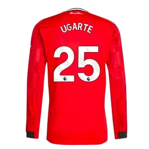 Fotbalové Dresy Manchester United Ugarte #25 2025-26 Domácí Dres Mužské Dlouhý Rukáv