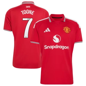Fotbalové Dresy Manchester United WSL Toone #7 2026-27 Domácí Dres Mužské
