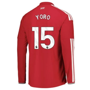 Fotbalové Dresy Manchester United Yoro #15 2026-27 Domácí Dres Mužské Dlouhý Rukáv