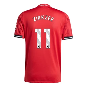 Fotbalové Dresy Manchester United Zirkzee #11 2025-26 Domácí Dres Mužské