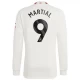 Fotbalové Dresy Martial #9 Manchester United 2023-24 Alternativní Dres Mužské Dlouhý Rukáv