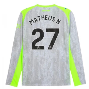 Fotbalové Dresy Matheus N. #27 Manchester City 2025-26 Třetí Dres Mužské Dlouhý Rukáv