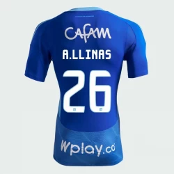 Fotbalové Dresy Millonarios FC A . Llinas #26 2025-26 Domácí Dres Mužské