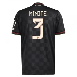 Fotbalové Dresy Minjae #3 FC Bayern München 2025-26 Třetí Dres Mužské
