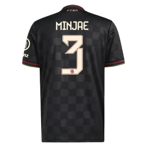 Fotbalové Dresy Minjae #3 FC Bayern München 2025-26 Třetí Dres Mužské