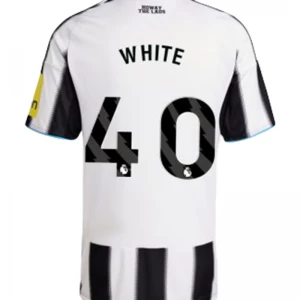 Fotbalové Dresy Newcastle United White #40 2025-26 Domácí Dres Mužské
