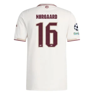 Fotbalové Dresy Norgaard #16 Arsenal FC 2025-26 Champions League Třetí Dres Mužské