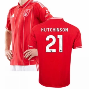 Fotbalové Dresy Nottingham Forest FC Hutchinson #21 2025-26 Domácí Dres Mužské