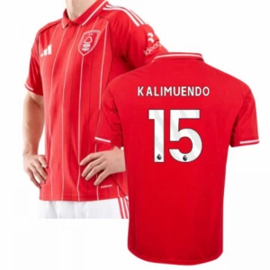Fotbalové Dresy Nottingham Forest FC Kalimuendo #15 2025-26 Domácí Dres Mužské