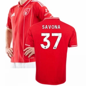 Fotbalové Dresy Nottingham Forest FC Savona #37 2025-26 Domácí Dres Mužské