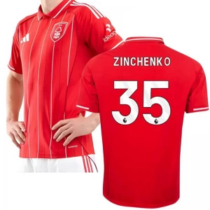 Fotbalové Dresy Nottingham Forest FC Zinchenko #35 2025-26 Domácí Dres Mužské