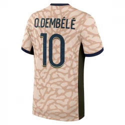 Fotbalové Dresy O. Dembele #10 Paris Saint-Germain PSG 2024-25 Fourth Dres Mužské